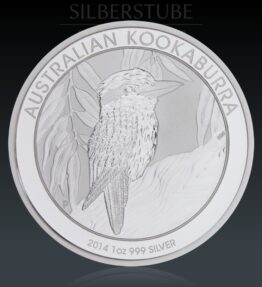 1 Oz Australien Kookaburra 2014 Silber