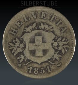 20 Rappen 1851 s-ss Nr.1