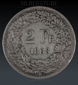 2 Franken 1863 -vz Nr.5