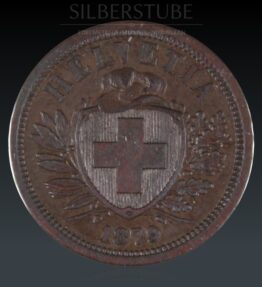 2 Rappen 1879 vz Nr.2