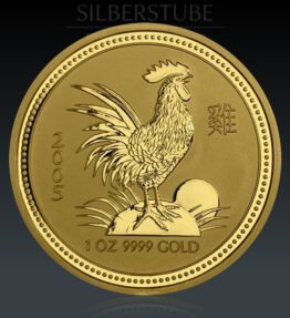 1 Oz Australien Lunar 1 Hahn 2005 Gold