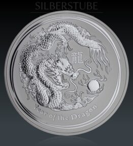 1 kg Australien Lunar 2 Drache 2012 Silber
