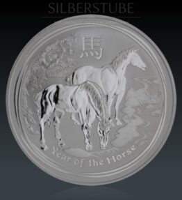 1 Oz Australien Lunar 2 Pferd 2014 Silber