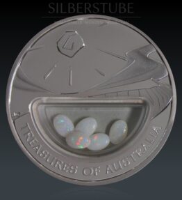 1 Oz Treasures of Australia Opals 2008 Silber