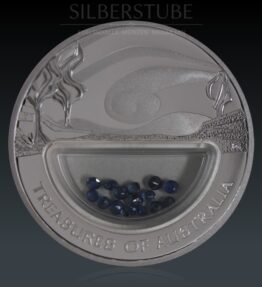 1 Oz Treasures of Australia Sapphires 2007 Silber