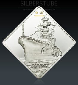 Battleship Marat 2010 Silber