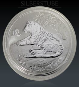 0,5 Oz Australien Lunar 2 Tiger 2010 Silber