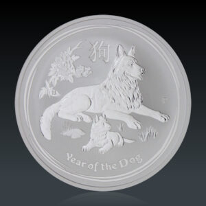 1 Oz Australien Lunar 2 Hund 2018 Silber